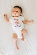 Load image into Gallery viewer, A2 Fashion- &#39;MY FIRST HOLI&#39; Romper For Babies/Newborn