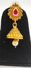 Load image into Gallery viewer, A2 Fashion Traditional Gold Plated Pendent And Jhumki Earring Set For Women