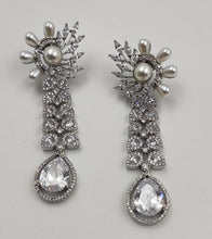 Load image into Gallery viewer, A2 Fashion Pretty  Long Party Wear CZ Earrings