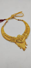 Load image into Gallery viewer, A2 Fashion Traditional Gold Plated Ethnic Wedding Necklace Jewellery Set