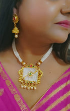 Load image into Gallery viewer, A2 Fashion Traditional Gold Plated Pendent And Jhumki Earring Set For Women