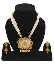 Load image into Gallery viewer, A2 Fashion Traditional Gold Plated Pendent And Jhumki Earring Set For Women