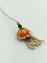 Load image into Gallery viewer, A2 Fashion Fancy Kundan Beaded Bhai Bhabhi Rakhi/Rakhi Lumba Set