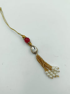 A2 Fashion Traditional Kundan Designed Bhaiya Bhabhi Rakhi/Couple Rakhi