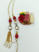 Load image into Gallery viewer, A2 Fashion Traditional Kundan Designed Bhaiya Bhabhi Rakhi/Couple Rakhi