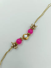 Load image into Gallery viewer, A2 Fashion Fancy Pink Designer Kundan Couple/Bhaiya Bhabhi Rakhi