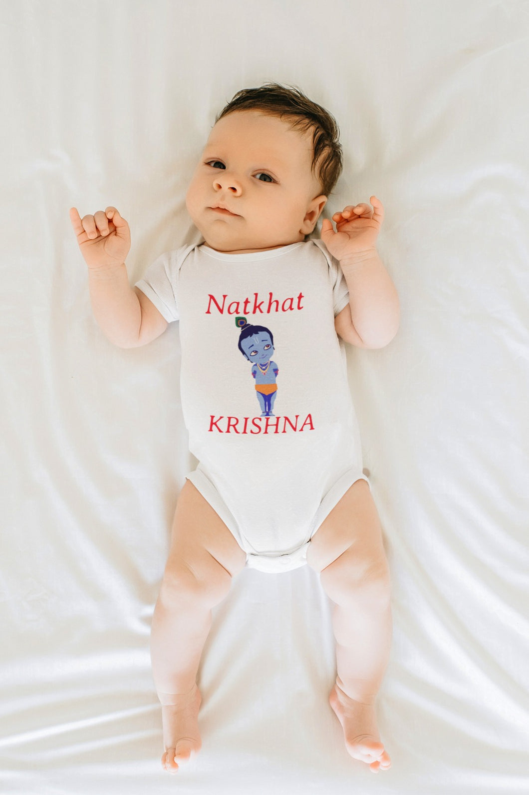 A2 Fashion- Janmashtami Special 'Natkhat Krishna' Romper For Babies/Newborn