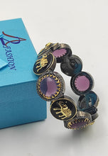 Load image into Gallery viewer, A2 Fashion Brass silver Plated Natural stones Women Bracelet