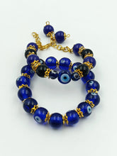 Load image into Gallery viewer, A2 Fashion Blue Beaded Stylish Evil Eye Bracelets For Women