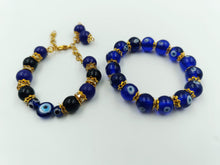 Load image into Gallery viewer, A2 Fashion Blue Beaded Stylish Evil Eye Bracelets For Women