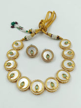 Load image into Gallery viewer, A2 Fashion &#39;Mother Of Pearls&#39; Elegant Necklace And Earrings Set