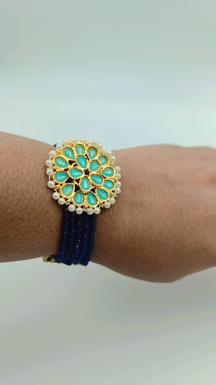 Parijata Stone Turquoise Bracelet Price in India - Buy Parijata Stone  Turquoise Bracelet Online at Best Prices in India | Flipkart.com
