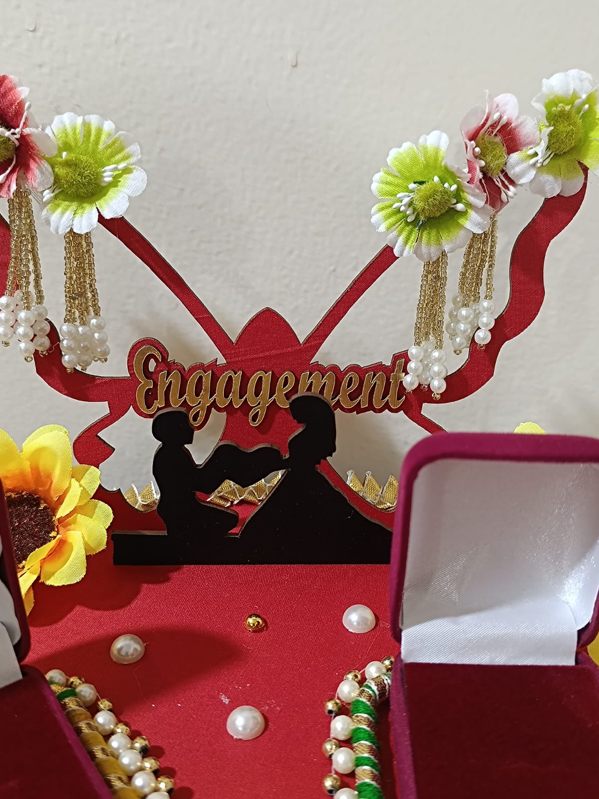 Engagement ring platter 💍... - • Design Atelier by Sujata • | Facebook