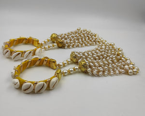 "Pearl & Kaudi Symphony:A2 Fashion Kalire-Inspired Bangles"