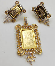 Load image into Gallery viewer, Elegance Revered: A2 Fashion Victorian-inspired Pendant and Earring Ensemble