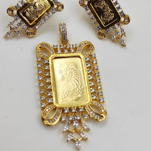 Load image into Gallery viewer, Elegance Revered: A2 Fashion Victorian-inspired Pendant and Earring Ensemble