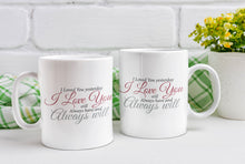 Load image into Gallery viewer, Valentine Special: &quot;LOVE&quot; Quote Printed Coffee Mug