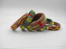 Load image into Gallery viewer, MAYA Multicoloured A2 Fashion Hand-Embroidered Bangle Set