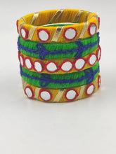 Load image into Gallery viewer, Stitched Splendor: A2 Fashion Handcrafted Embroidered Bangles