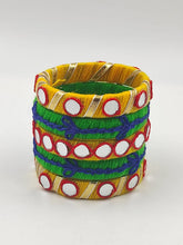 Load image into Gallery viewer, Stitched Splendor: A2 Fashion Handcrafted Embroidered Bangles