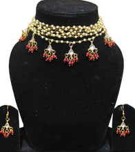 Load image into Gallery viewer, A2 Fashion Classy Kundan Choker With Earrings  Set