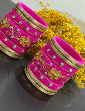 Load image into Gallery viewer, A2 Fashion Handcrafted Gota Thread Bangles