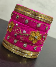 Load image into Gallery viewer, A2 Fashion Handcrafted Gota Thread Bangles