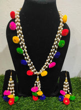 Load image into Gallery viewer, A2 Fashion Navratri Collection Pompom Jwellery Set