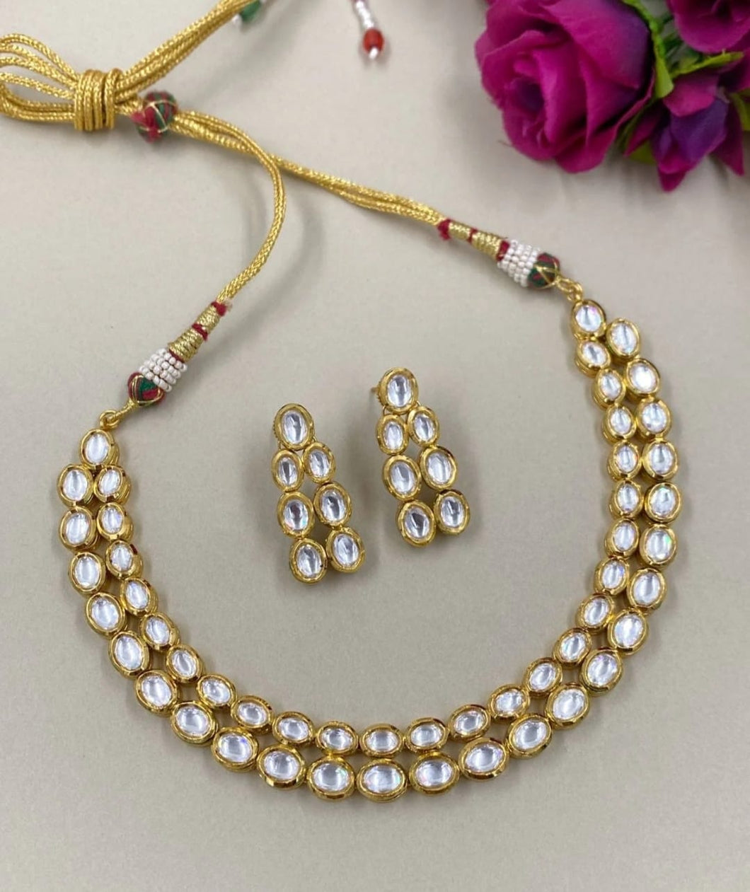 A2 fashion Kundan Jwellery Set