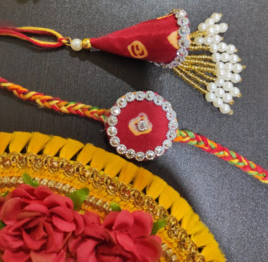 A2 Fashion Designer Rakhi And Lumba set