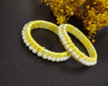 Load image into Gallery viewer, A2 Fashion Handcrafted Pearl Bangles(set of 2)