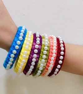 A2 Fashion Handcrafted Multicolour Bangles( Set Of 6)