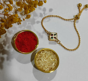 A2 Fashion Premium Kundan  Rakhi