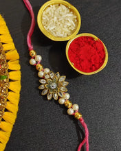 Load image into Gallery viewer, A2 Fashion Fancy Stone Work Rakhi For Brother