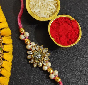 A2 Fashion Fancy Stone Work Rakhi For Brother