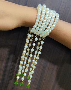 A2 Fashion Pearl Beaded Charm Bracelet For Girls