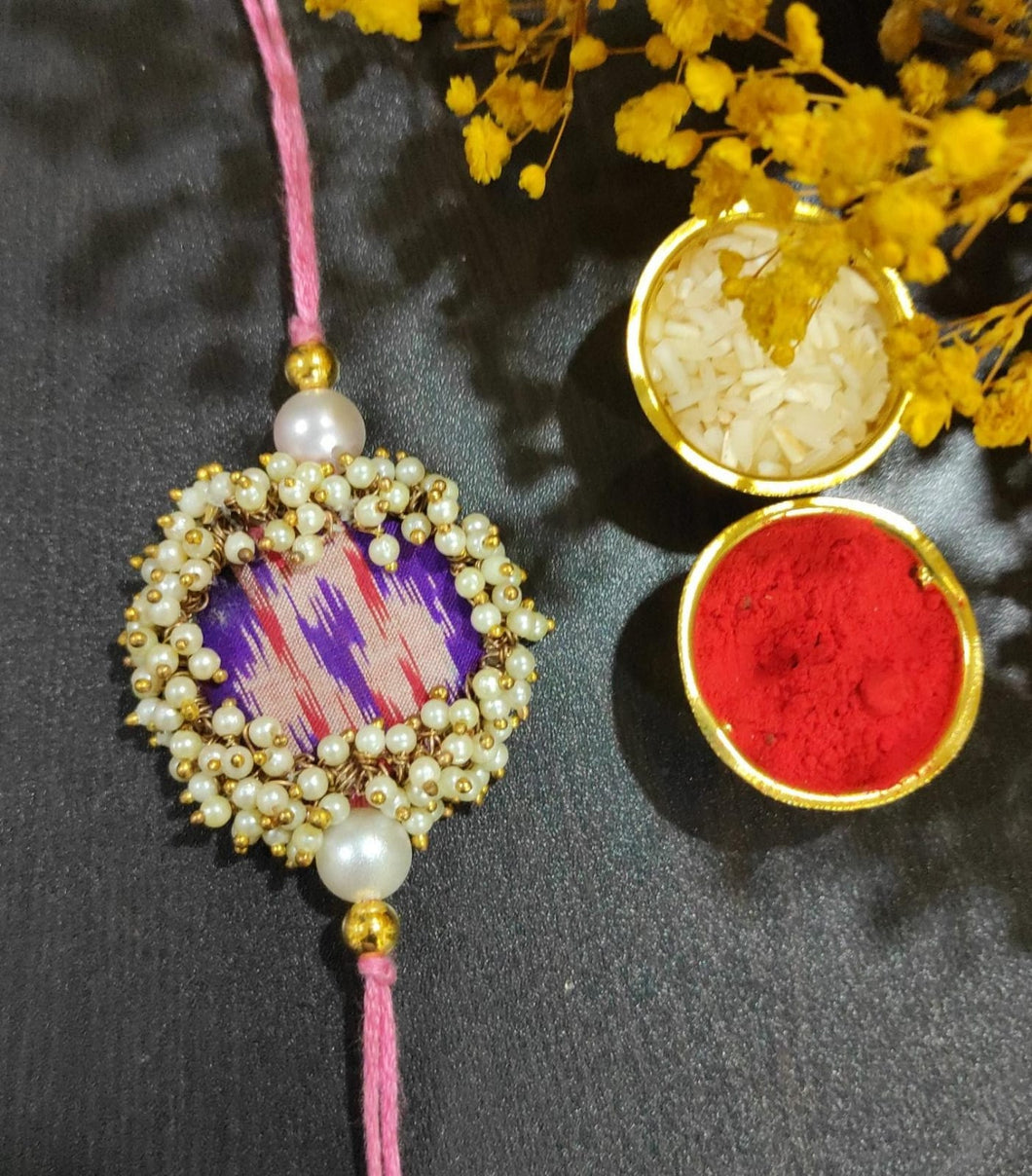 A2 Fashion Exclusive Ikat Rakhi For brother