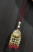 Load image into Gallery viewer, A2 Fashion Premium Kundan Rakhi And Lumba Set