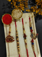 Load image into Gallery viewer, A2 Fashion Fancy Designer Rakhi Lumba Set( set of 4)