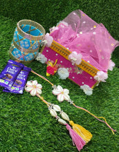 Load image into Gallery viewer, A2 Fashion Exclusive Handcrafted Bhaiya Bhabhi Rakhi Hamper