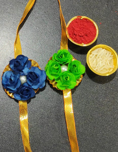 A2 Fashion Fancy Flower Rakhi( Set of 2)