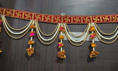 A2 Fashion Handcrafted Festive Swastik Main Door Toran