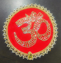 Load image into Gallery viewer, A2 Fashion Decorative Kundan Work &quot;OM&quot;Wall Hanging/Rangoli