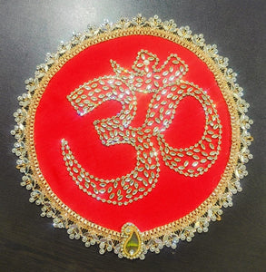 A2 Fashion Decorative Kundan Work "OM"Wall Hanging/Rangoli