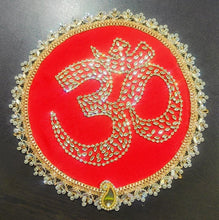 Load image into Gallery viewer, A2 Fashion Decorative Kundan Work &quot;OM&quot;Wall Hanging/Rangoli