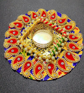 A2 Fashion Decorative Tlight Holder/Diya Holder/Rangoli