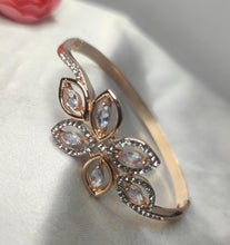 Load image into Gallery viewer, A2 Fashion Rose Gold Plated American Diamond Bracelet