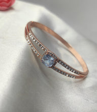 Load image into Gallery viewer, A2 Fashion Rose Gold Plated American Diamond Bracelet