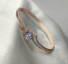 Load image into Gallery viewer, A2 Fashion Rose Gold Plated American Diamond Bracelet