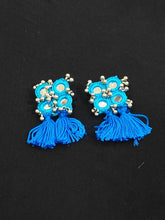 Load image into Gallery viewer, A2 Fashion Mirror Work Handmade Boho Choker Earring Set